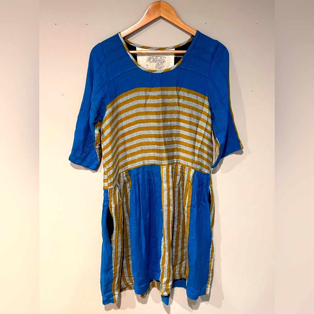 Ace & Jig Rosemary Dress with metallic thread - Size M